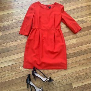 Beautiful Cherry Red Dress paired with leopard print heels (NFS)